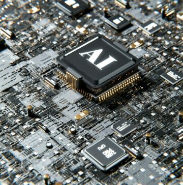 Micro Chip Integrated Circuit AI